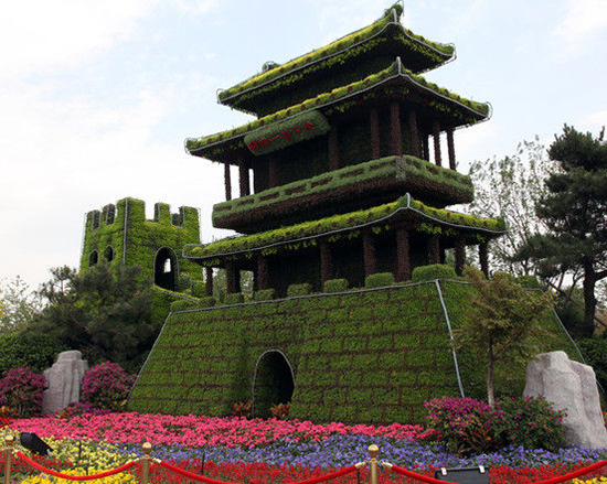 三门峡大型五色草造型公司