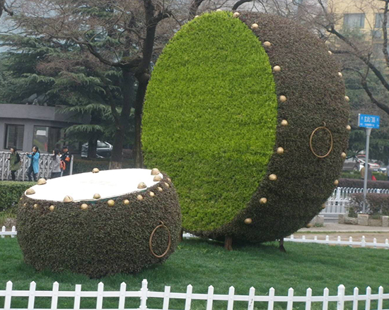 石家庄市大型五色草造型设计公司