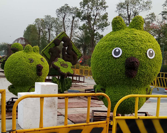 呼和浩特大型植物绿雕造型设计公司