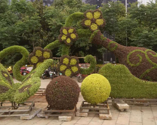 合肥大型立体花坛造型公司