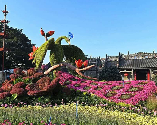 沧州大型植物绿雕造型团队