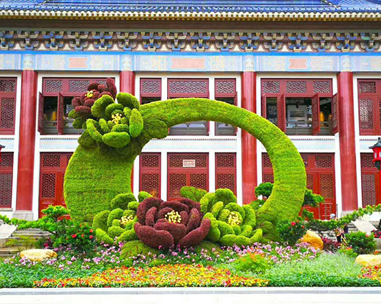 信阳大型立体花坛施工公司